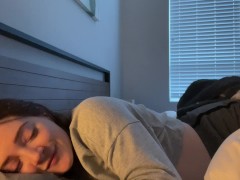 ASMR cuddle moaning girlfriend