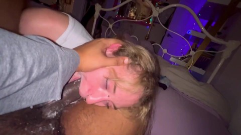 DARK BLACK ROSE FACE FUCKS BBC OBSESSED BLONDE IN TORONTO!