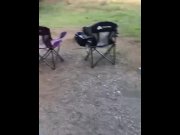 Preview 2 of Slut wife loves camping and drinking hot piss
