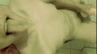 POV PUSSY LICKING Basang basa nanaman Puke mo sa, dilaan ko pepe mo baby, laway dila.