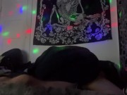Preview 1 of Hot Emo Girl Wakes Me Up And RIDES My Cock UwU