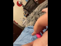 Having fun squirting with my vibrator