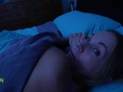 Preview 1 of StepSon Hops Into StepMoms Bed After Nightmare - 2of3