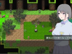 【#01 エロゲー NTR騎士(体験版)実況】爆乳女騎士が清掃員のおっさんにおっぱいを揉み吸いされまくり・・(アニメーションファンタジー同人モーションアニメエロゲー) - Screenshot 4 of 16 - 同人エロゲ