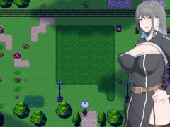【#01 エロゲー NTR騎士(体験版)実況】爆乳女騎士が清掃員のおっさんにおっぱいを揉み吸いされまくり・・(アニメーションファンタジー同人モーションアニメエロゲー) - Screenshot 8 of 16 - Hentai Titjob