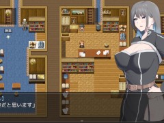 【#01 エロゲー NTR騎士(体験版)実況】爆乳女騎士が清掃員のおっさんにおっぱいを揉み吸いされまくり・・(アニメーションファンタジー同人モーションアニメエロゲー) - Screenshot 9 of 16 - 同人エロゲ