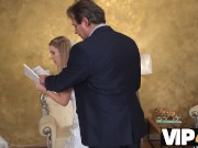 Preview 4 of VIP4K. Sweet bride got a special fucking lesson