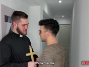 Preview 1 of Religious Italian rips off the greedy whore's underwear