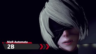 NieR Automata - 2B × Beautiful grote kont - 2 - Lite-versie