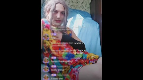 Hot Booty Femboy On Live Cam Show Flowerfull Dress My Best Lovely One