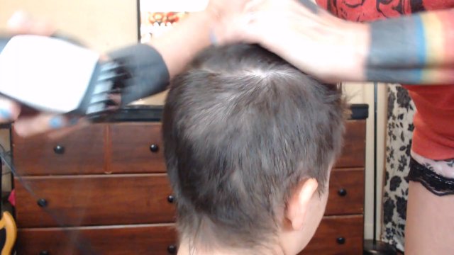 Shaving My Girlfriends Hair