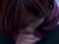 奥までちんぽを咥えながら「いっぱい出して」とお願いしてごっくんする変態彼女♡ cum in mouth gokkun