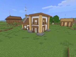 house, minecraft, sfw, modern