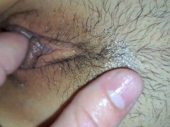 Horny Housewife Sucks Unknown Guy, Gets Creamy Pussy and Eats Her Cum