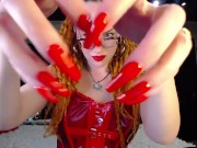 Preview 4 of Red long claws of Mistress Eva (ask for custom in DM)