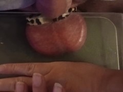 Balls being crushed