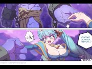 Preview 2 of Lulu offers Sona's pussy to a gifted boy until he cums in her pussy - league of legends