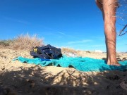 Preview 6 of Milf Sucks My Cock On Nude Beach