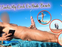 Milf Sucks My Cock On Nude Beach