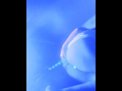 Black light anal beads blonde - Screenshot 3 of 16 - Anal Beads