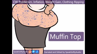 Grote fluffy muffins geven je een muffin top f/a