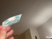 Preview 1 of CUMMING Pulsating COCK inside Condoms!!!!