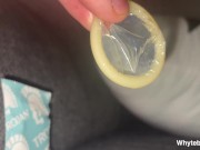 Preview 2 of CUMMING Pulsating COCK inside Condoms!!!!