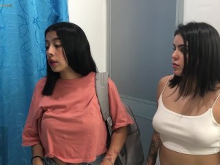 stepsister, big tits, latina, blowjob