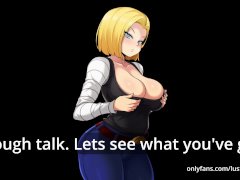 DBZ Android 18 Gets Absorbed By Cell