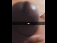 Slow motion dick strokes.