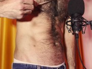 Preview 1 of ASMR MALE | Hairy Chest Rubbing