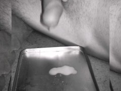 little cumload in the morning