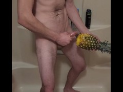 Fucking a pineapple