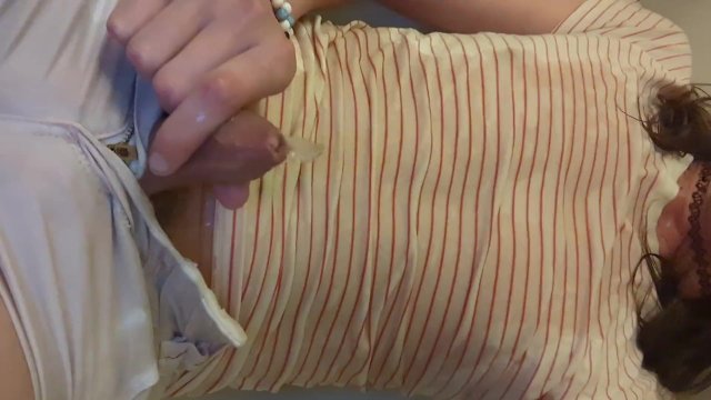 Tgirl has to be quite peeing herself while roommate is asleep
