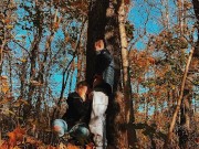 Preview 1 of Fucked a beauty with a big ass in the forest while walking