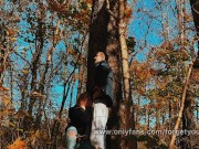 Preview 3 of Fucked a beauty with a big ass in the forest while walking