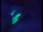 Preview 2 of Glow in the dark dildo fun