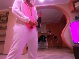 music, onesie, amateur, male masturbation