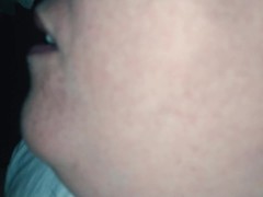 Big dick meets hairy tree frog. Married woman makes faces and mouths