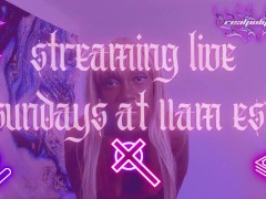 Goddess worship live every sunday for my good pets...