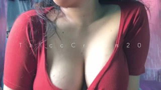 Dick Wants To Jerk Off Slutty Pregnant Gf With Mommy Milkers Soon To Give Birth
