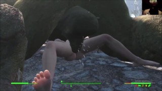 Huge Dick Giants Fuck Bimbo Blond Compilation Fallout 3D Animated Sex