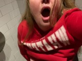 I FILM MYSELF WHILE I MASTURBATING IN PUBLIC BATHROOM