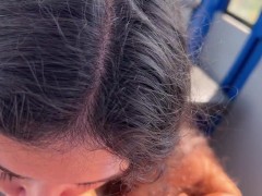 Публичный рискованный минет на колесе обозрения в парке аттракционов - Screenshot 11 of 16 - Blowjob