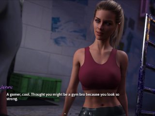 blonde big ass, visual novel game, blonde big boobs, big boobs