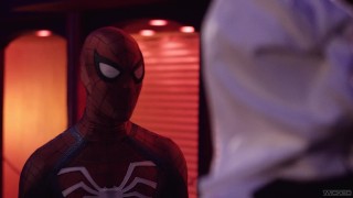 Wicked Pictures Spiderman SPIDEYPOOL Zjada I Rucha Gorącą Cipkę Gwen Stacy
