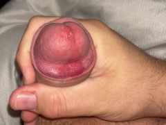 Squeezed BALLS makes COCK drip and shoot PRECUM - Screenshot 8 of 16 - Male Moaning