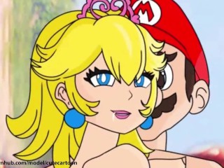 Mario and the Princess Peach - Cutecartoon