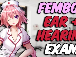 [ASMR] Femboy Doctor gives you an Ear & Hearing Exam (+Ear Cleaning)