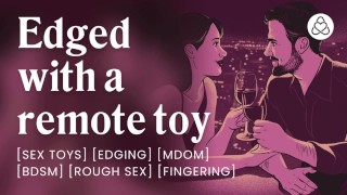 Begging Sir to let me cum after remote vibrator in public [erotic audio stories] [bdsm]